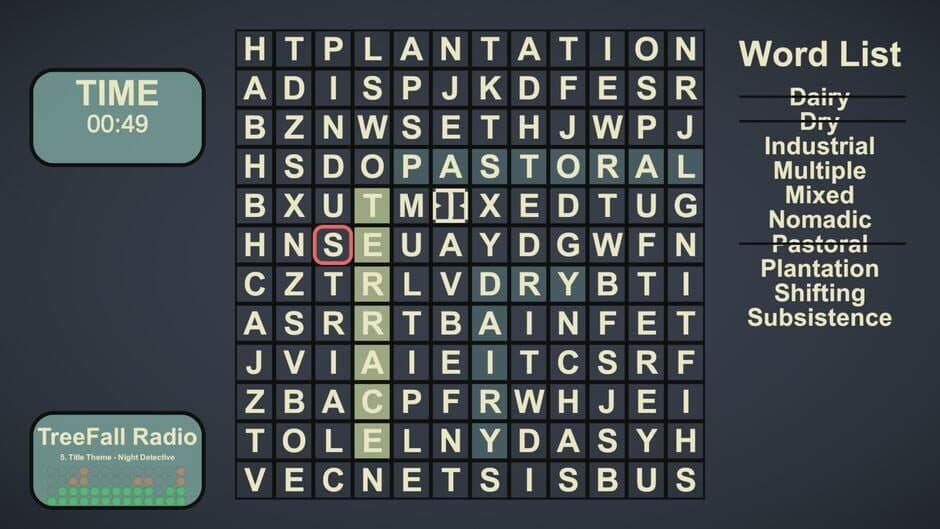 1-2-Dynamic Word Search! screenshot