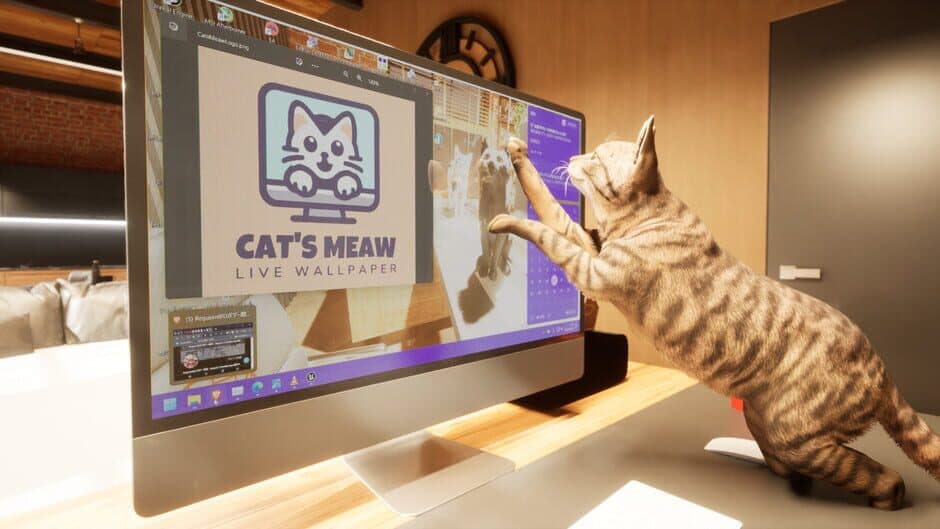 Cat's Meow Live Wallpaper screenshot