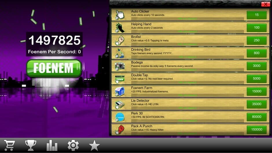 PeeWee Purpdrank's Foenem Clicker screenshot