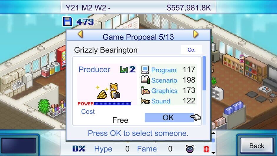 Game Dev Story screenshot