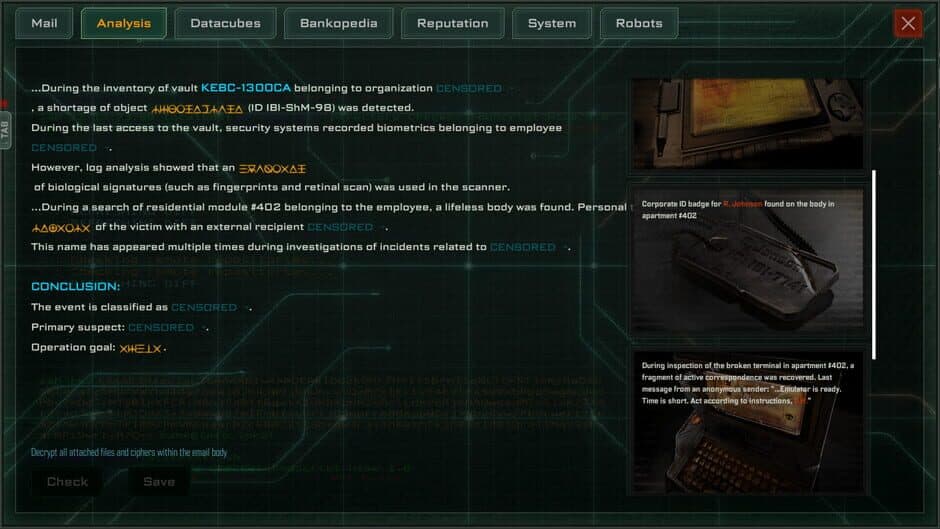 Infogrind screenshot