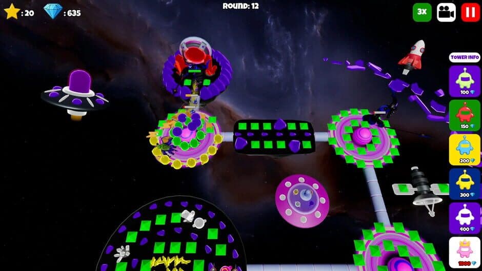 Glowbot Tower Defense screenshot