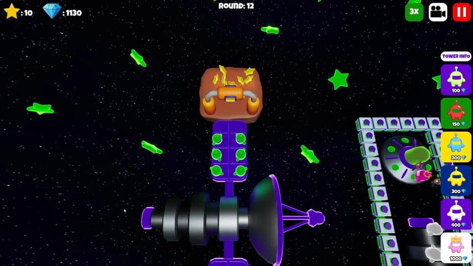 Glowbot Tower Defense screenshot