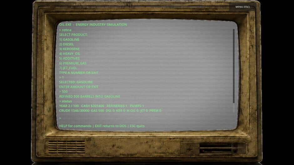 Oil.exe screenshot