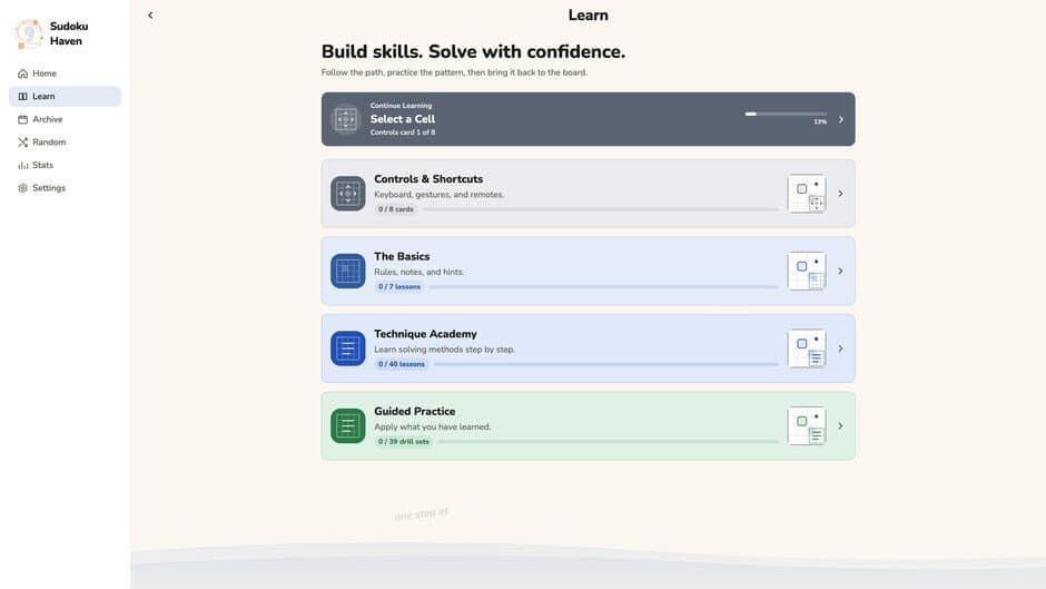 Sudoku Haven screenshot