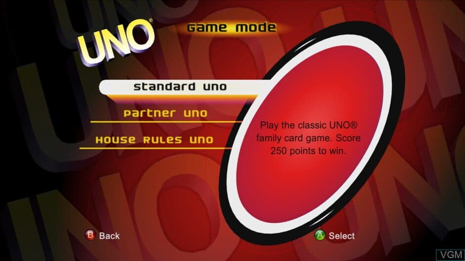 Uno screenshot