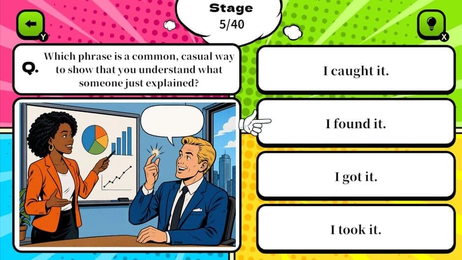 Manga English Native Phrase Quiz screenshot