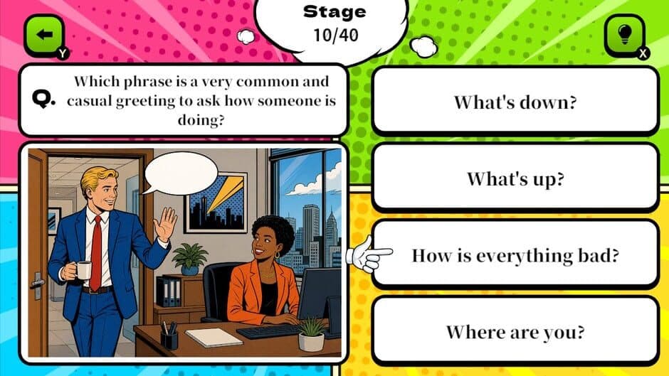 Manga English Native Phrase Quiz screenshot