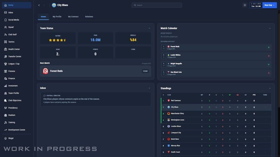Pro Soccer Manager 27 screenshot