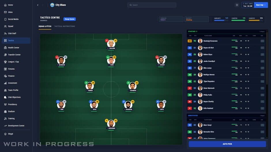 Pro Soccer Manager 27 screenshot