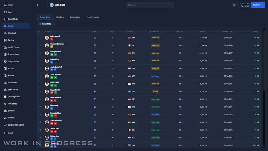 Pro Soccer Manager 27 screenshot