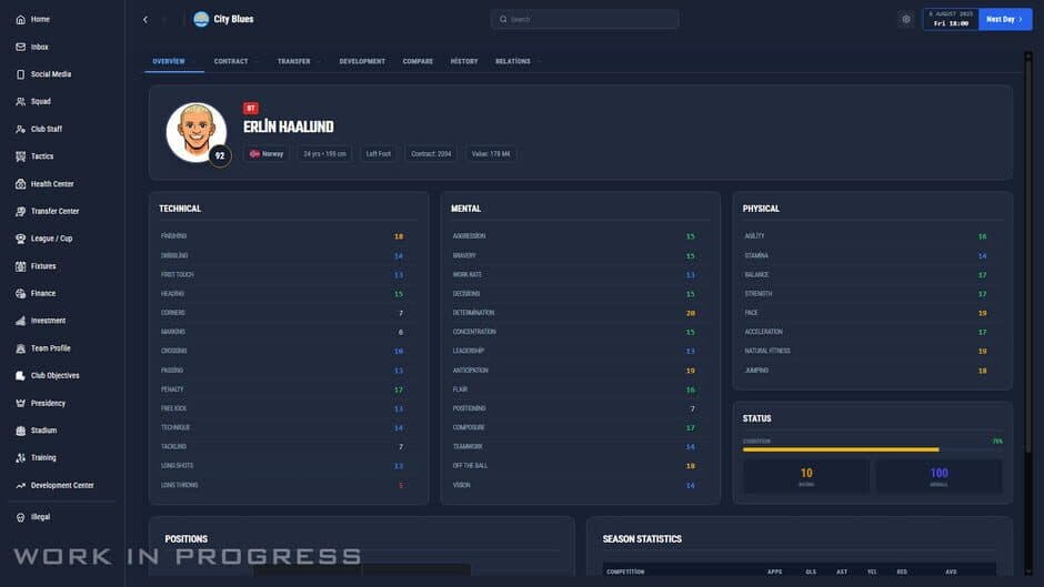 Pro Soccer Manager 27 screenshot