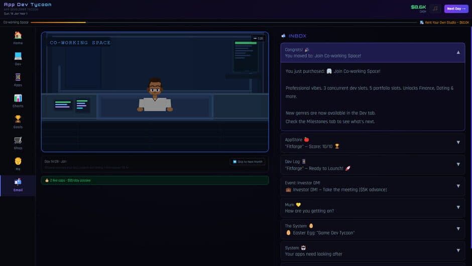 App Developer Tycoon screenshot