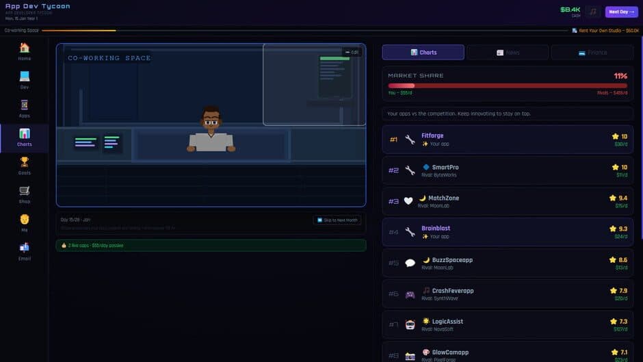 App Developer Tycoon screenshot