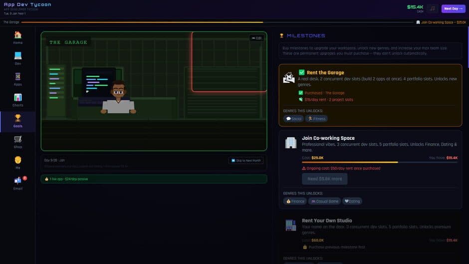 App Developer Tycoon screenshot