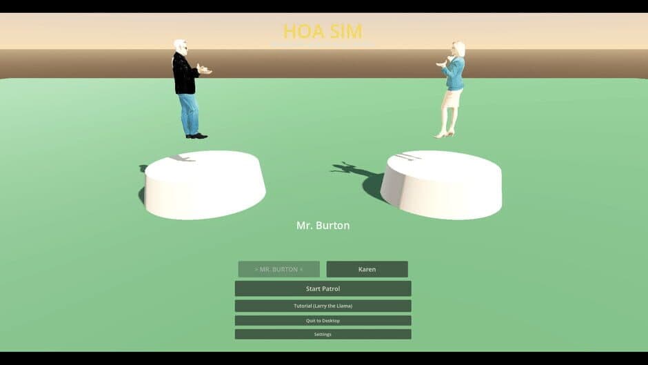 H.O.A Simulator screenshot