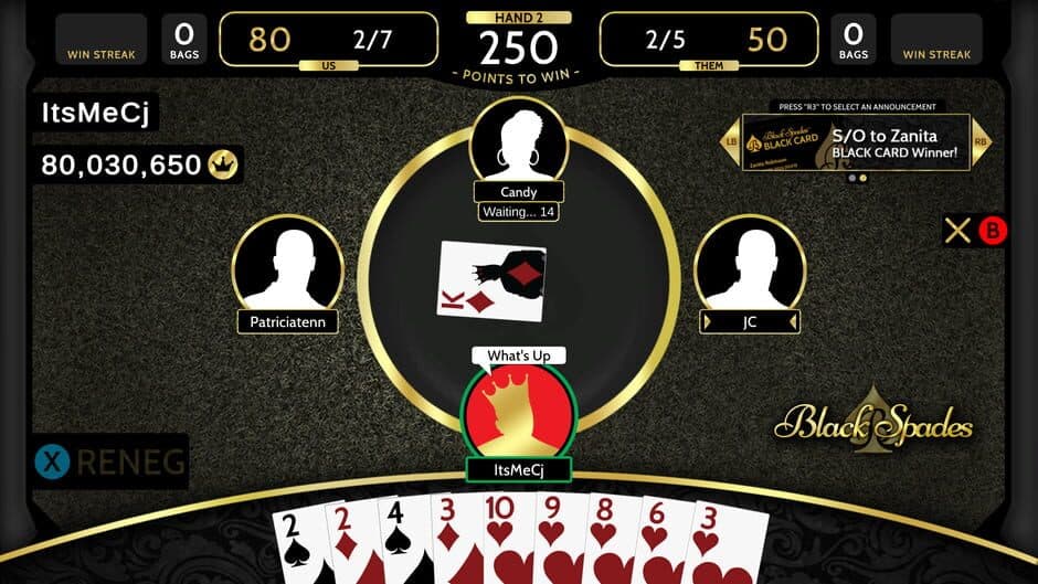 Black Spades screenshot
