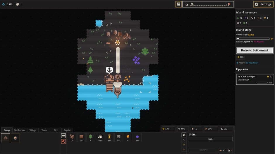 Clicky Islands screenshot