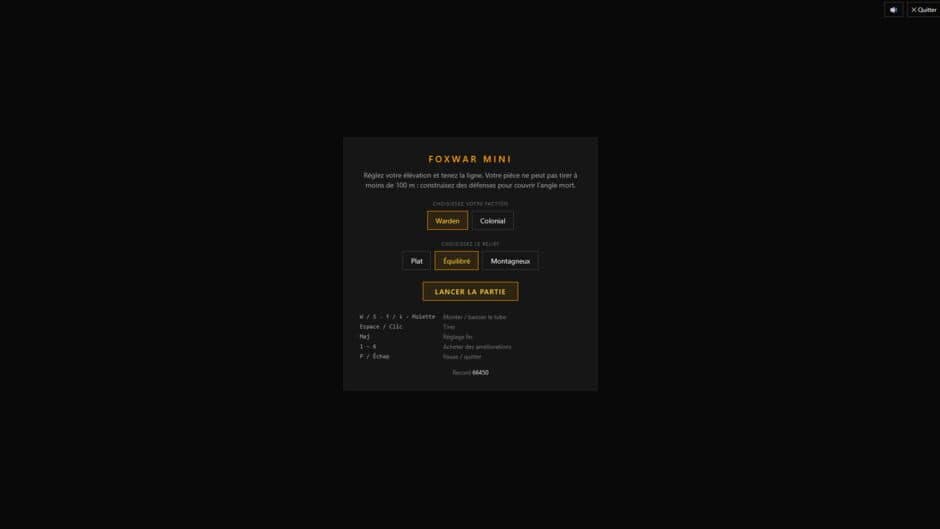 Foxwar Mini screenshot