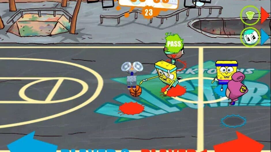 Nicktoons Basketball screenshot