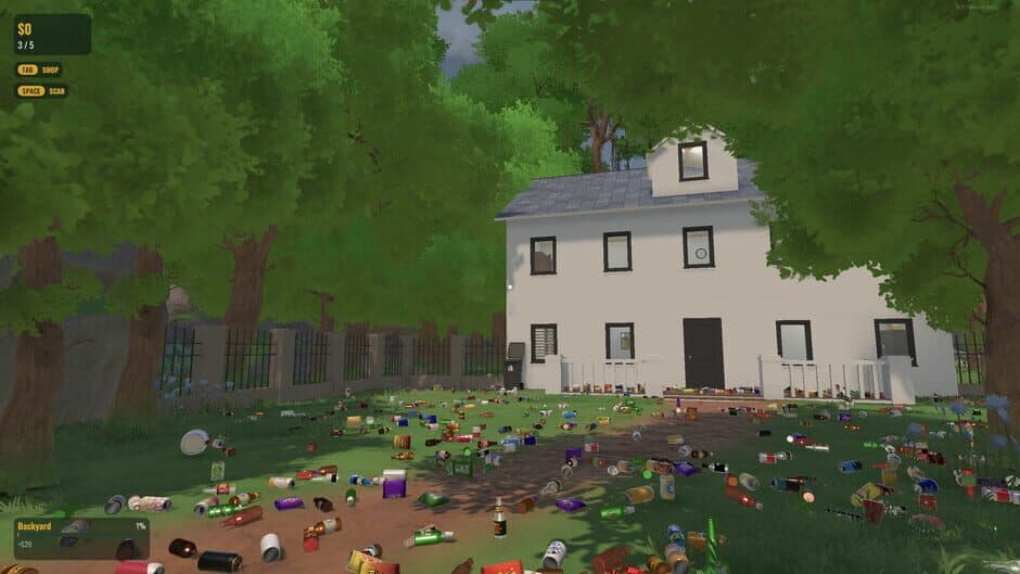 Party's Over: Backyard Cleanup Simulator screenshot