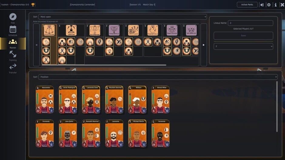 Dynasty Basketball Manager screenshot