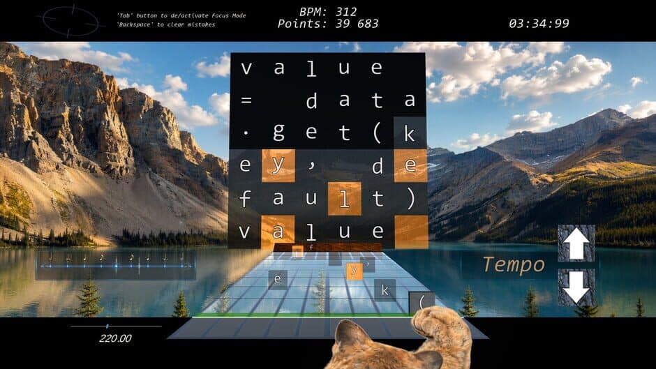 RhythmicTypeX screenshot