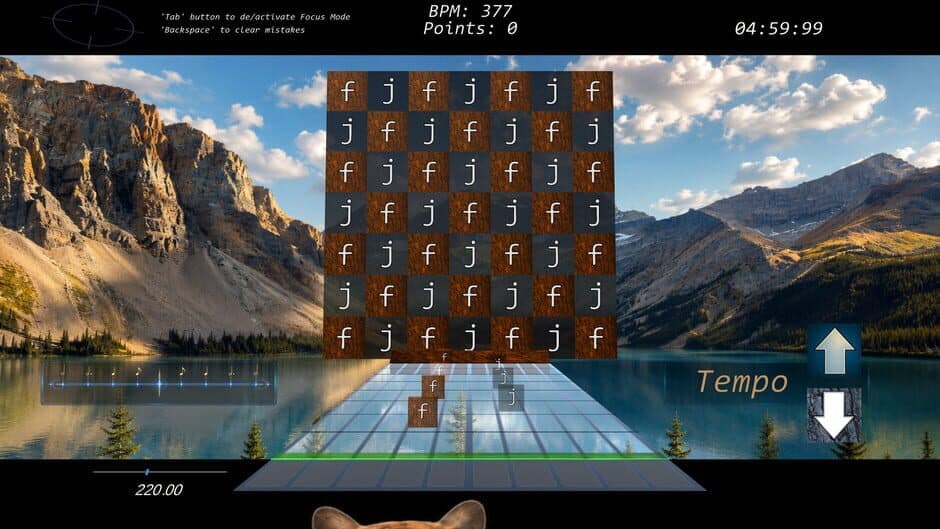 RhythmicTypeX screenshot