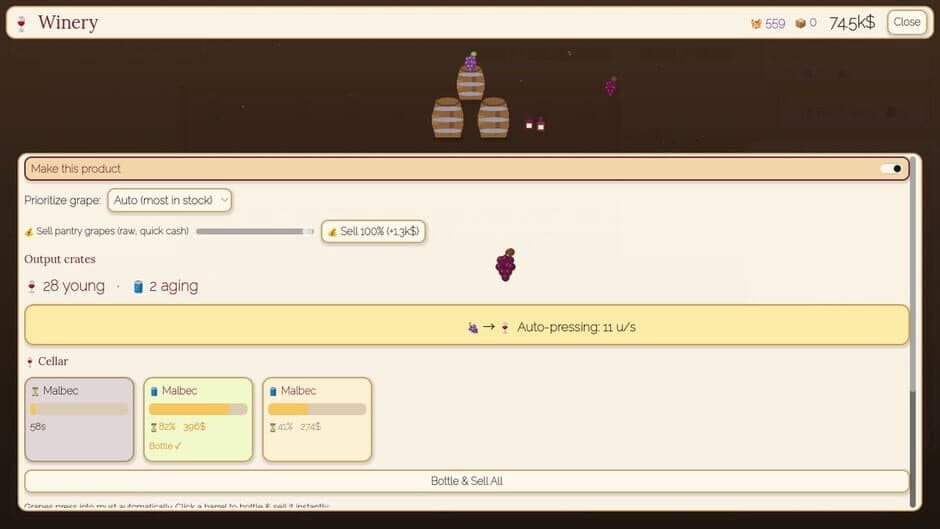 Grape by Grape screenshot