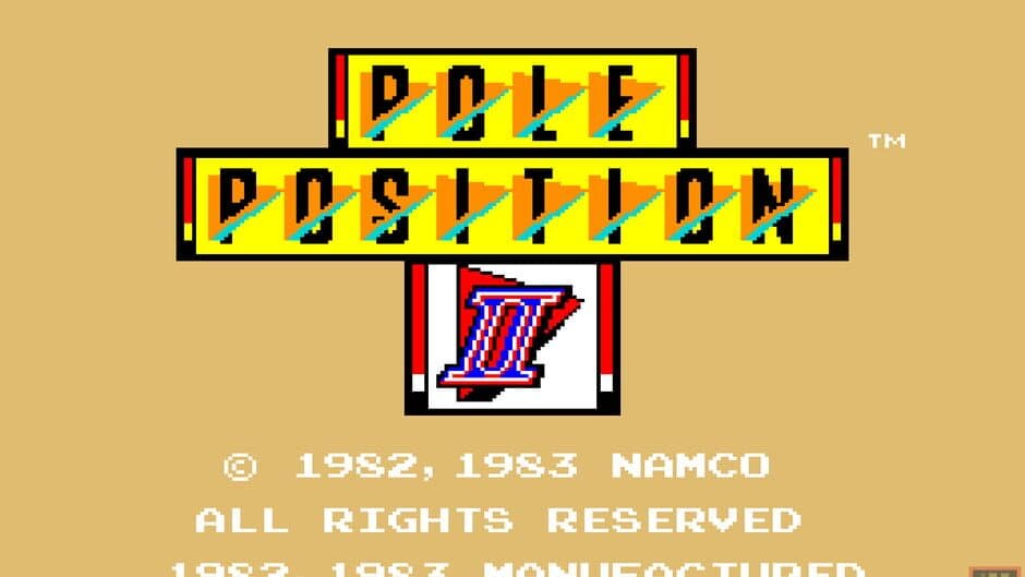 Pole Position II screenshot