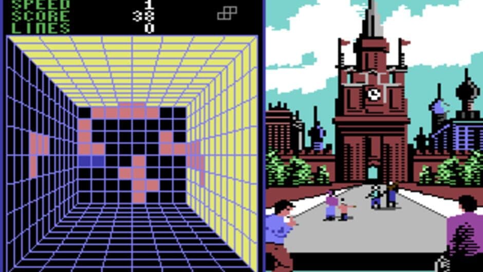 Welltris screenshot