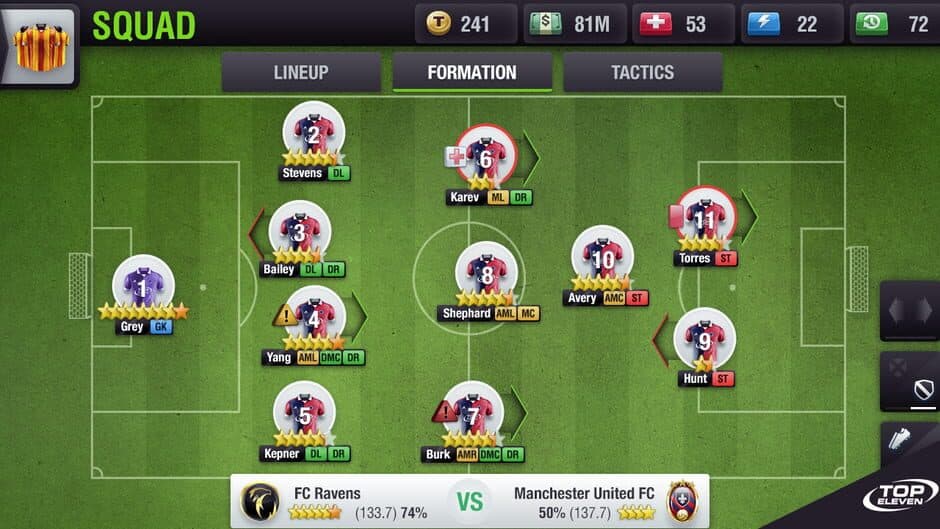Top Eleven screenshot