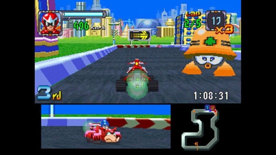 Mega Man Battle & Chase screenshot