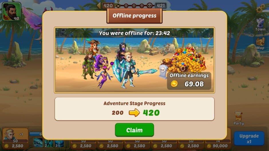Firestone: Idle Clicker Online RPG screenshot