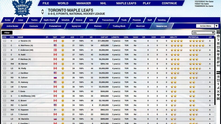 Franchise Hockey Manager 5 screenshot