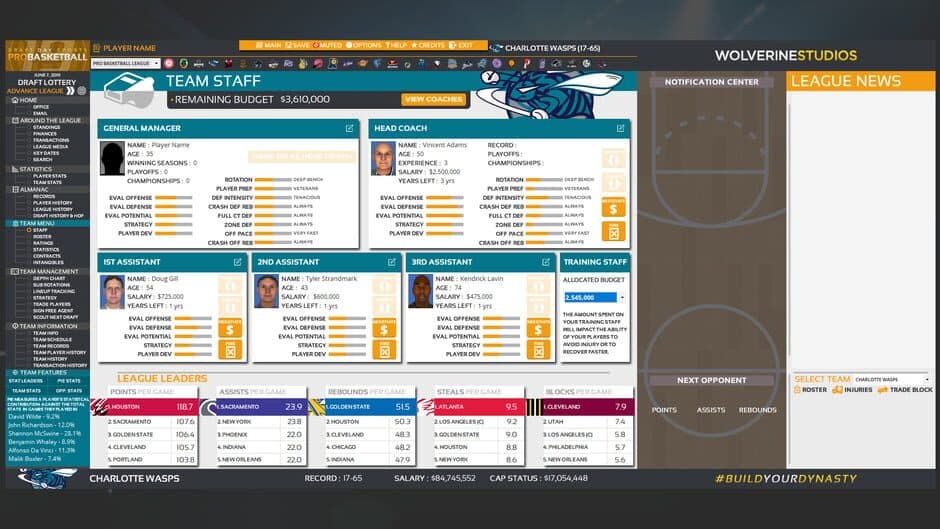 Draft Day Sports: Pro Basketball 2019 screenshot