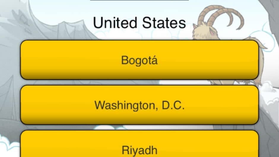 Capitals Quizzer screenshot