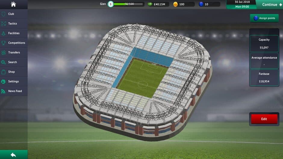 Soccer Manager 2019 screenshot