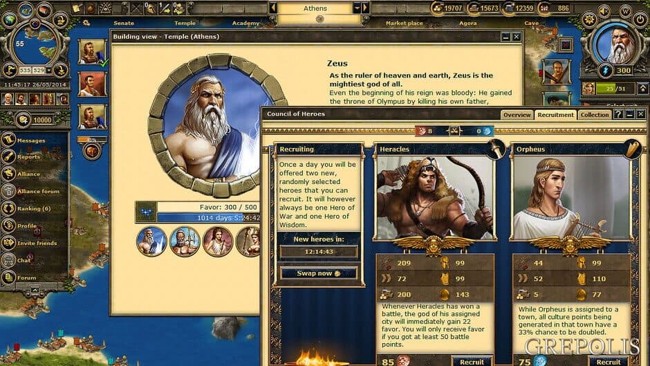 Grepolis screenshot