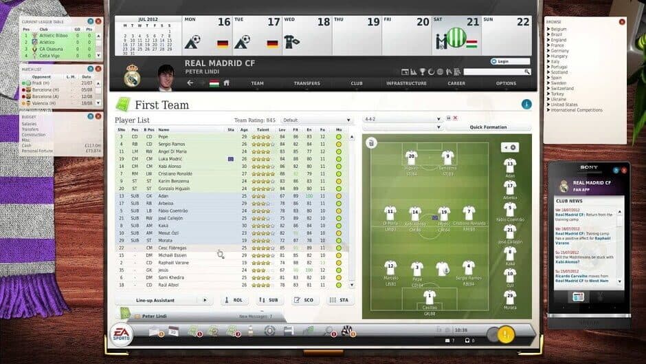 FIFA Manager 13 screenshot