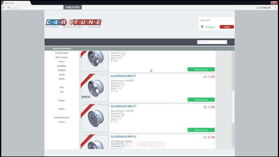 Car Tune: Project screenshot