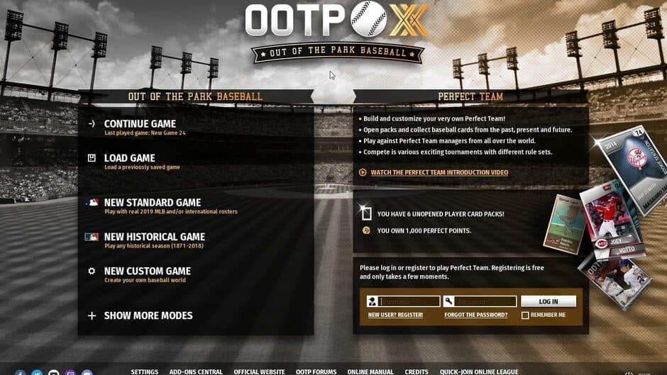 Out of the Park Baseball 20 screenshot