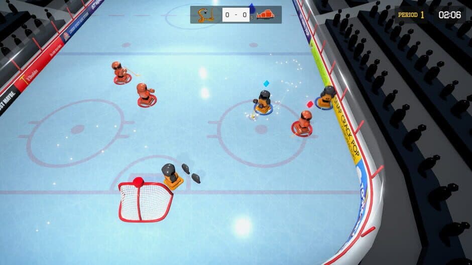 3 on 3 Super Robot Hockey screenshot