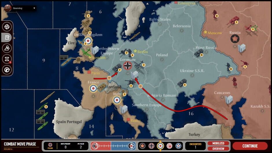 Axis & Allies 1942 Online screenshot