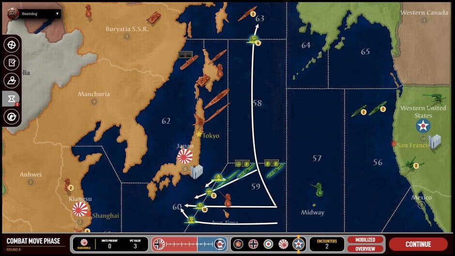Axis & Allies 1942 Online screenshot