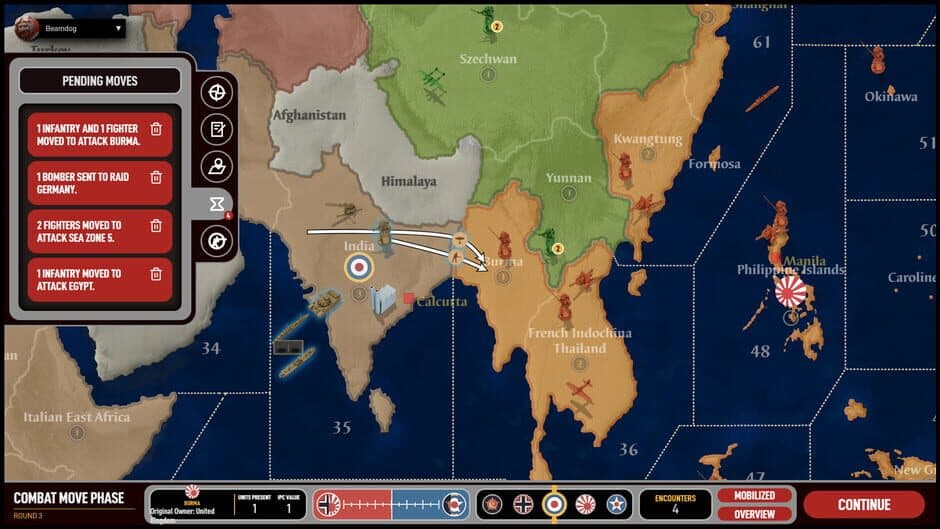 Axis & Allies 1942 Online screenshot