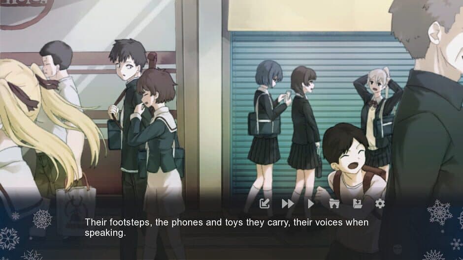 Winter's Empty Mask - Visual novel screenshot