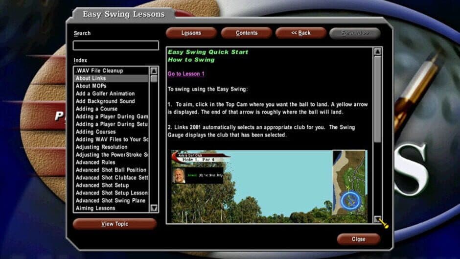 Links 2001 screenshot