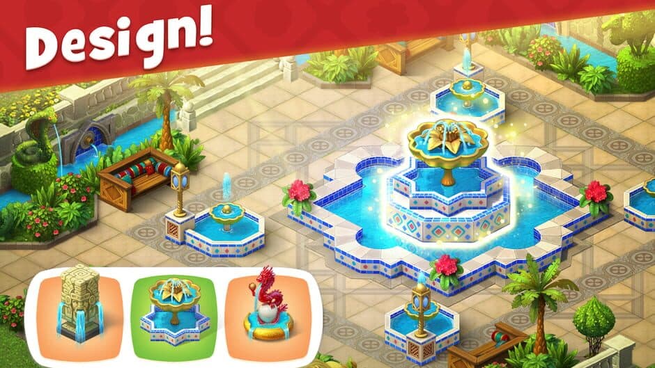 Gardenscapes screenshot