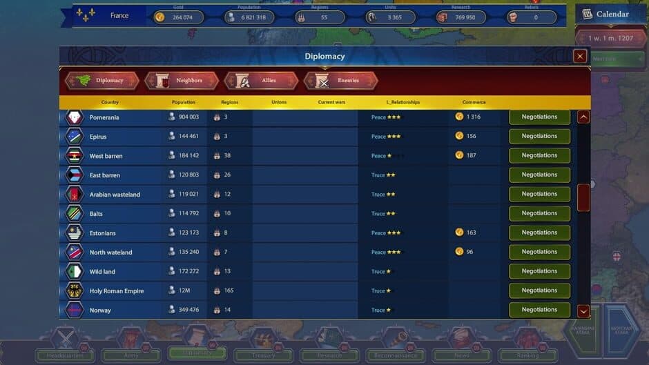 Generals & Rulers screenshot